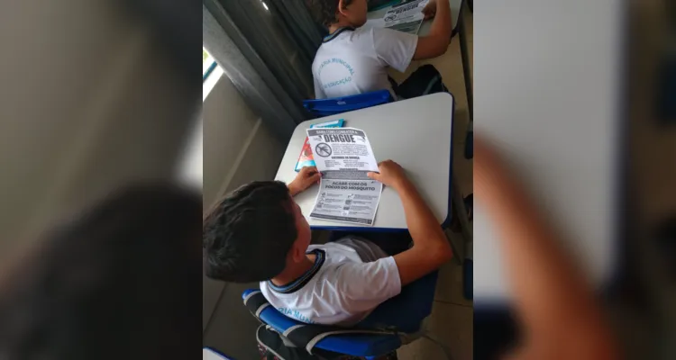 Trabalho em sala, nos arredores da escola e no bairro movimentaram estudantes.