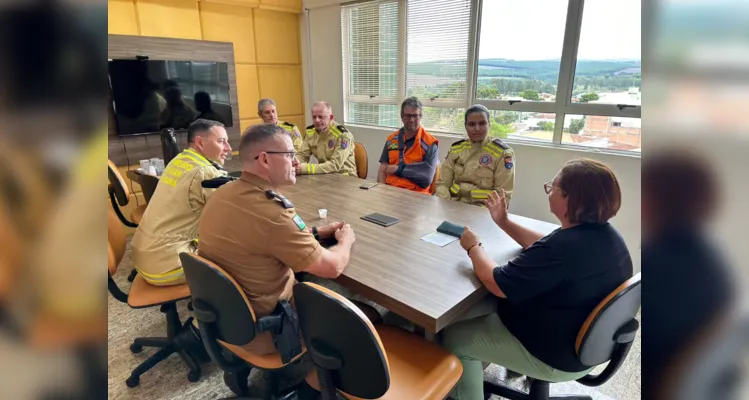 Tenente-Coronel Alexandre Lopes Dias realizou visitas aos prefeitos das cidades de Arapoti e Jaguariaíva.