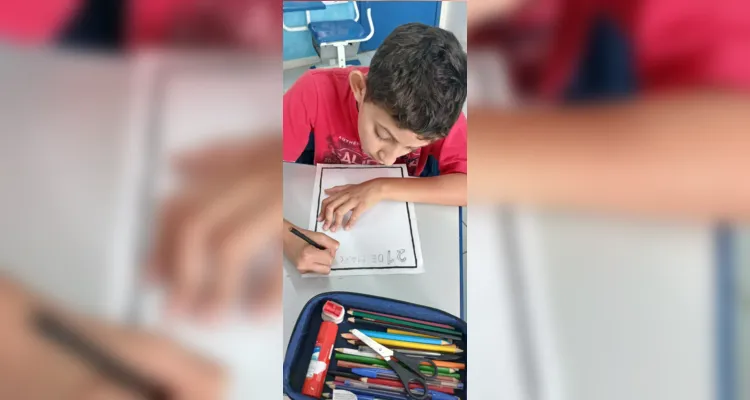 Temática despertou a sensabilidade dos alunos durante o trabalho.