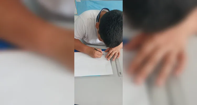 Temática despertou a sensabilidade dos alunos durante o trabalho.