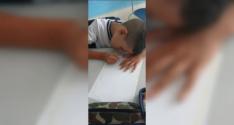 Temática despertou a sensabilidade dos alunos durante o trabalho.