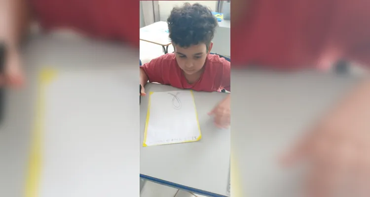 Temática despertou a sensabilidade dos alunos durante o trabalho.