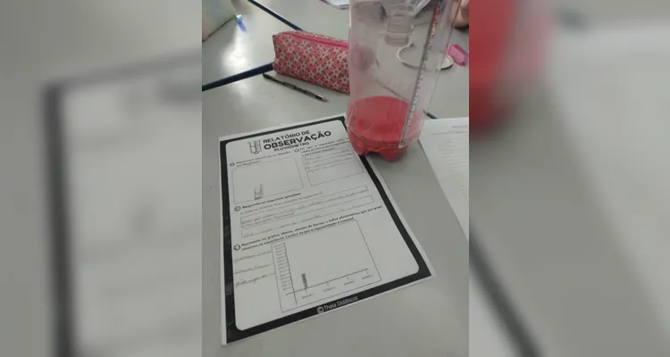 Os alunos realizaram uma série de estudos como o auxílio de vídeos e músicas.