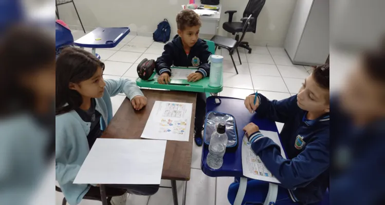 Atividade ajudou a turma a desenvolver interesse na gestão da água.