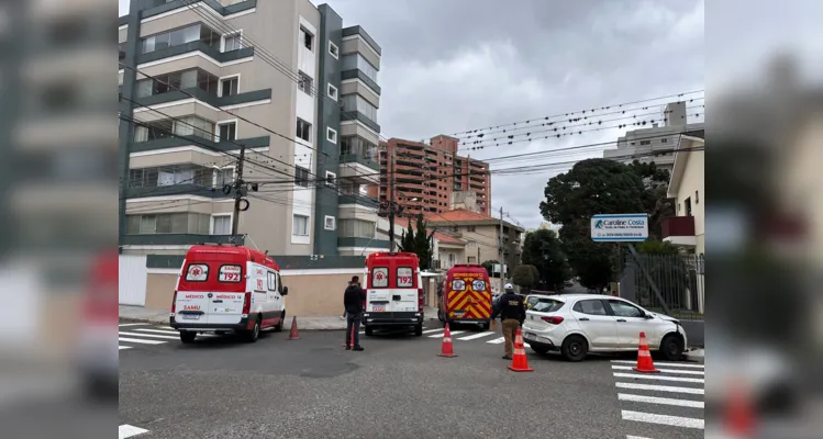 Acidente aconteceu na manhã deste sábado em Ponta Grossa