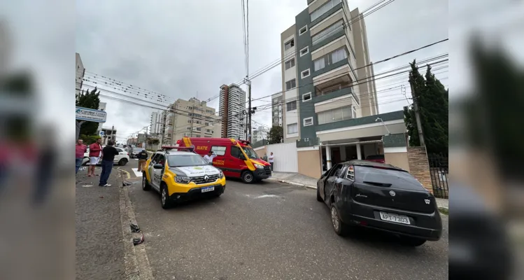 Acidente aconteceu na manhã deste sábado em Ponta Grossa