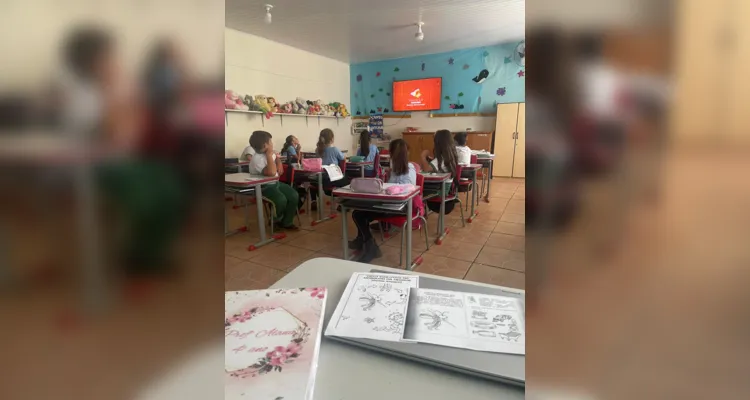 Com a realização de estudos, que envolveram a videoaula do projeto Vamos Ler, a turma se preparou para ir a campo e ajudar no enfrentamento à dengue.