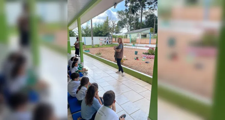 Com a realização de estudos, que envolveram a videoaula do projeto Vamos Ler, a turma se preparou para ir a campo e ajudar no enfrentamento à dengue.