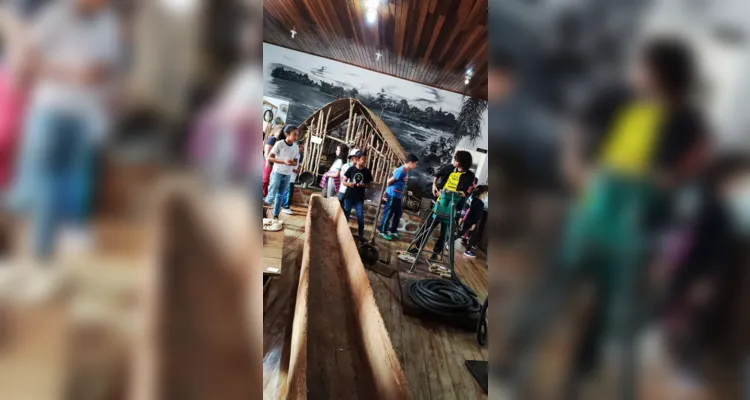 Passado e presente se misturaram durante visita dos educandos em vários pontos de Tibagi.