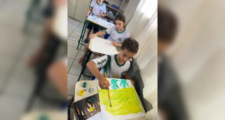 Vários momentos oportunizaram experiências únicas dos alunos nos campos da literatura e arte.