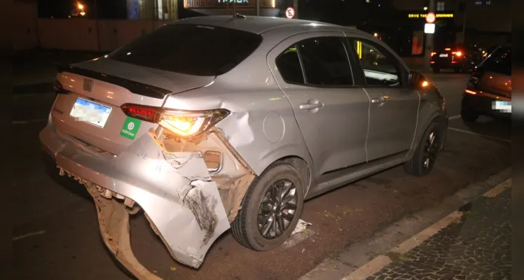 Acidente no Centro de Ponta Grossa mobiliza equipe do Siate |