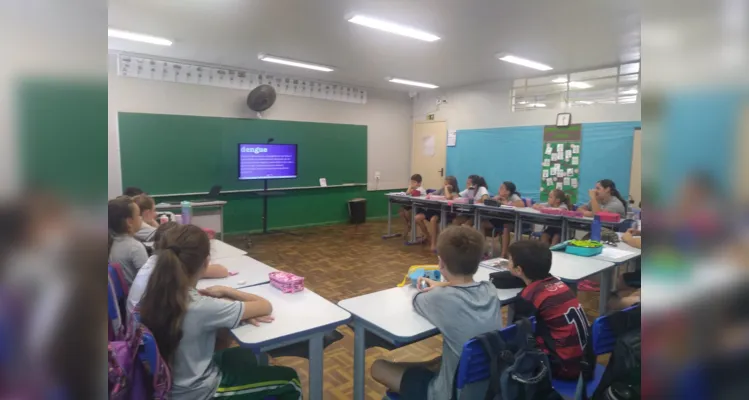 A videoaula do Vamos Ler sobre a dengue baseou os estudos da classe.