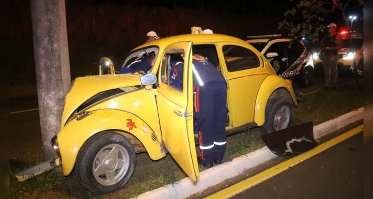 Motorista teria perdido o controle do veículo próximo da rotatória do Santa Paula