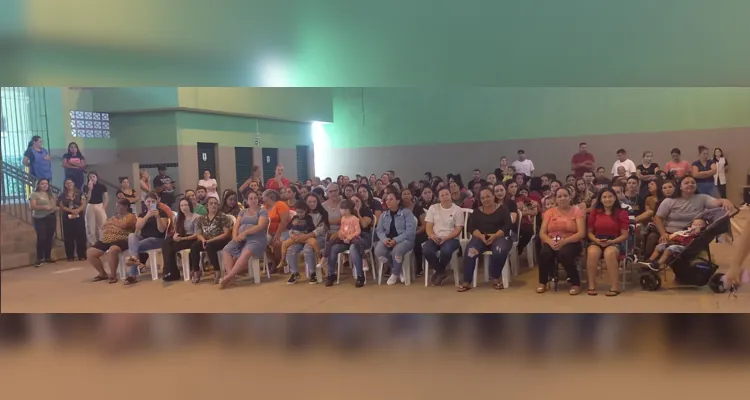 Grande público pôde presenciar emocionante apresentação dos educandos.