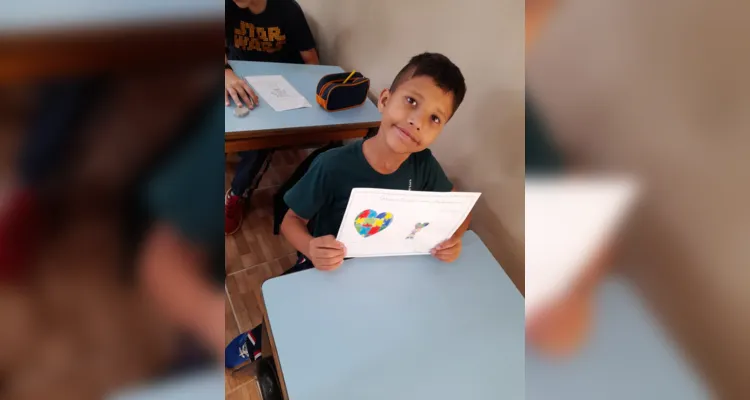 Desenhos e pinturas foram formas de representar aprendizado em sala.