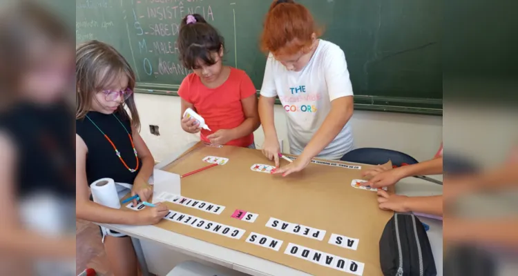 Proposta em sala trouxe importante engajamento da turma.