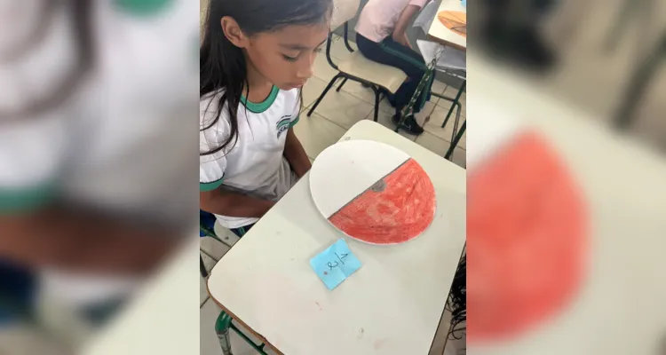 Educandos puderam aplicar conceitos estudados durante a aula.