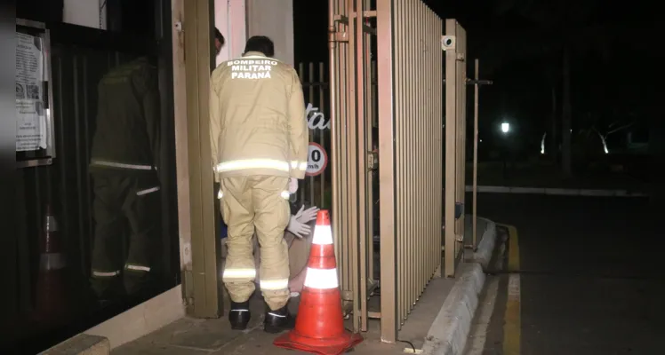 Vítima teve uma suspeita de fratura no tornozelo esquerdo