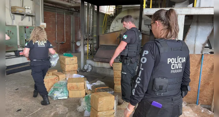 Polícia Civil de Ponta Grossa realiza incineração de drogas