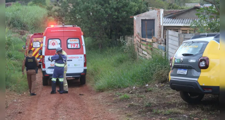 Vítima ficou em estado grave após ser atropelada pelo trem 