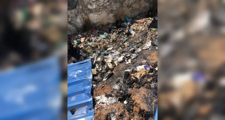 Moradora também mostra preocupação com o lixo e a dengue no local