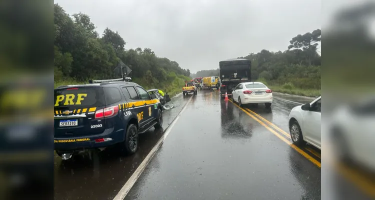 Equipes estiveram no local para prestar atendimento médico