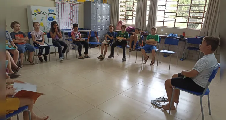 Interação entre os estudantes foi parte importante da iniciativa em sala de aula.