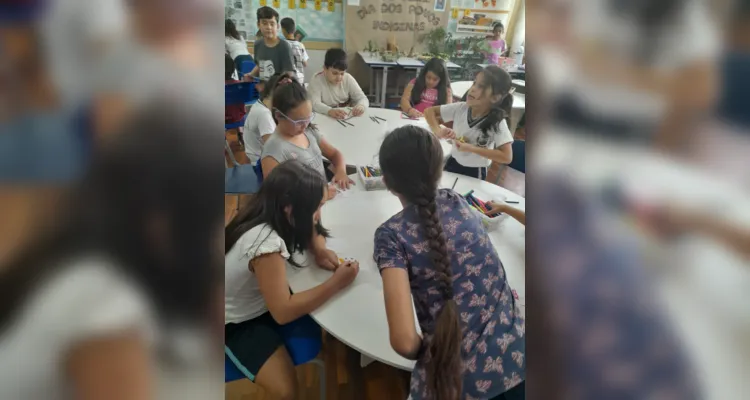 Diversos elementos e momentos permearam o trabalho em sala de aula.