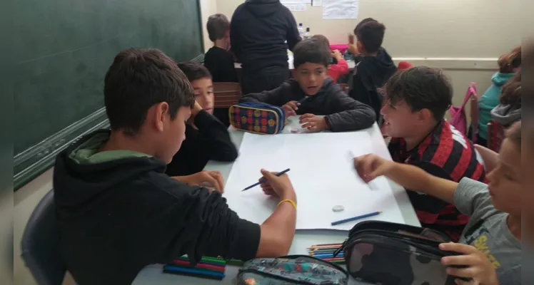 Proposta foi amplamente trabalhada em sala para conscientizar alunos desde cedo.