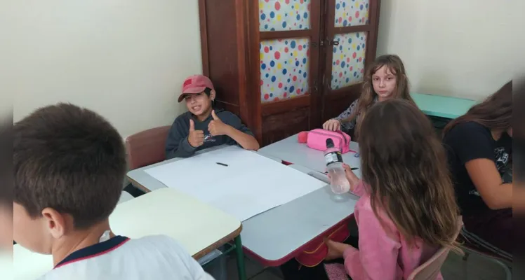 Proposta foi amplamente trabalhada em sala para conscientizar alunos desde cedo.