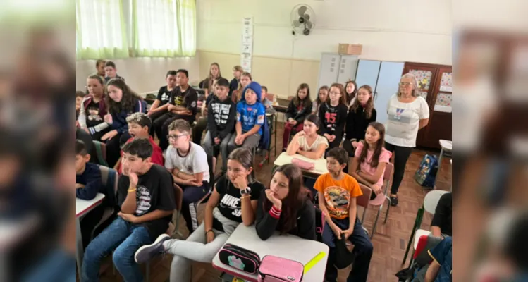 Proposta foi amplamente trabalhada em sala para conscientizar alunos desde cedo.