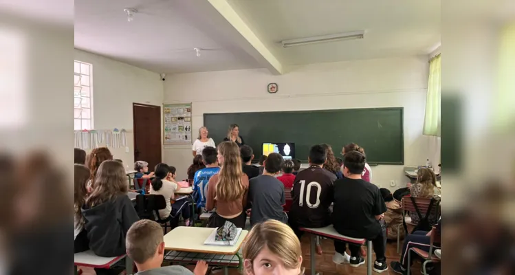 Proposta foi amplamente trabalhada em sala para conscientizar alunos desde cedo.