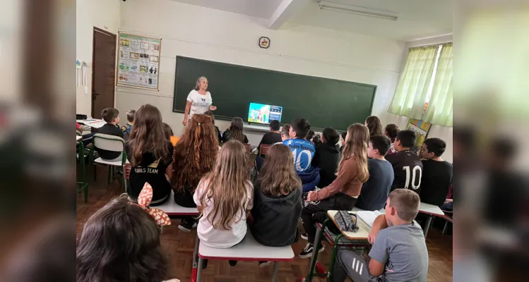 Proposta foi amplamente trabalhada em sala para conscientizar alunos desde cedo.