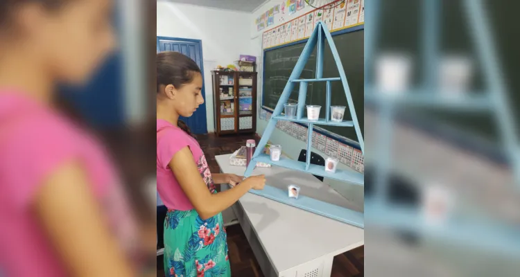 Confira os trabalhos em sala e as imagens enviadas pelos alunos das refeições em seus lares.