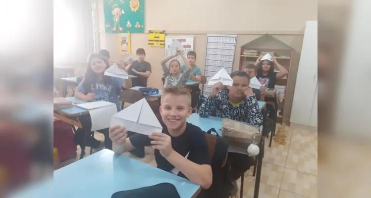 Estudantes puderam protagonizar momento de produção durante dinâmica.