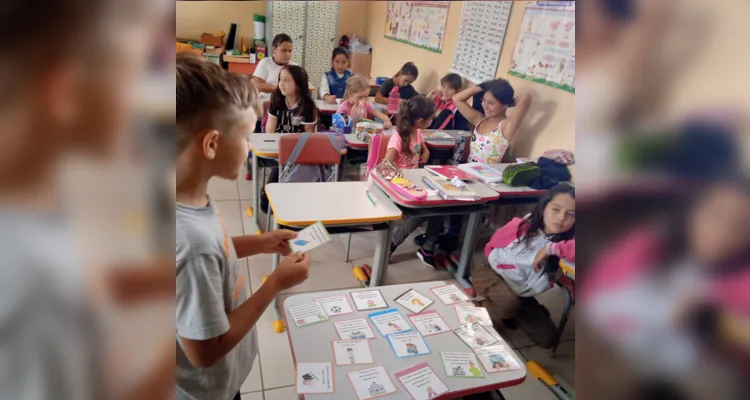 Interação e conhecimento compuseram trabalho em sala de aula.