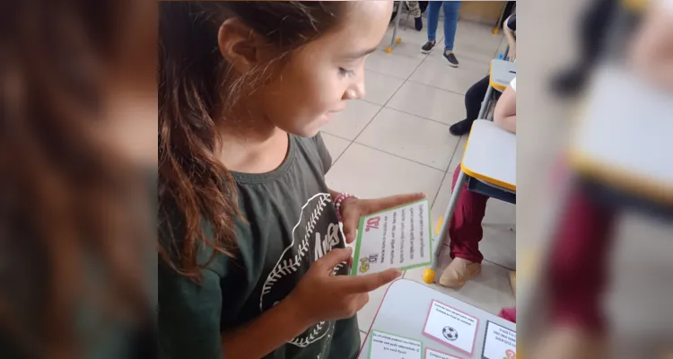 Interação e conhecimento compuseram trabalho em sala de aula.