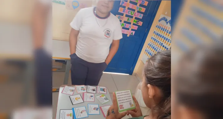 Interação e conhecimento compuseram trabalho em sala de aula.