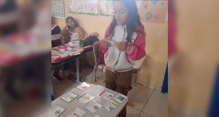 Interação e conhecimento compuseram trabalho em sala de aula.