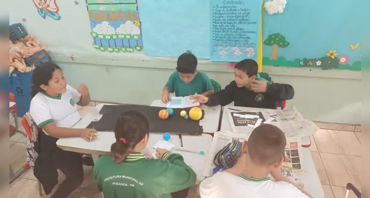 A elaboração das maquetes foi o momento onde os alunos puderam colocar em prática os aprendizados obtidos.