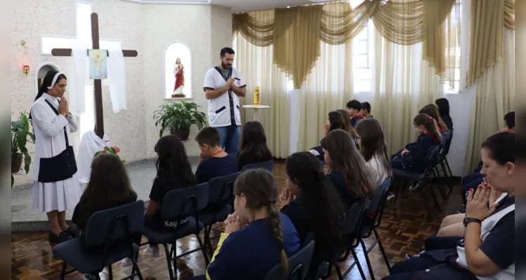 O ensino na Instituição é embasado na espiritualidade do Sagrado Coração de Jesus e 