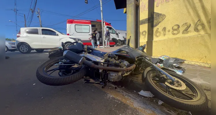 Acidente aconteceu na rua Comendador Miró