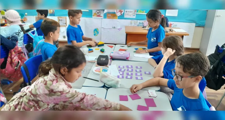 A proposta trouxe inúmeros ensinamentos para a turma além da matemática, como o trabalho em equipe e a percepção de que cada aluno aprende de uma forma diferente.