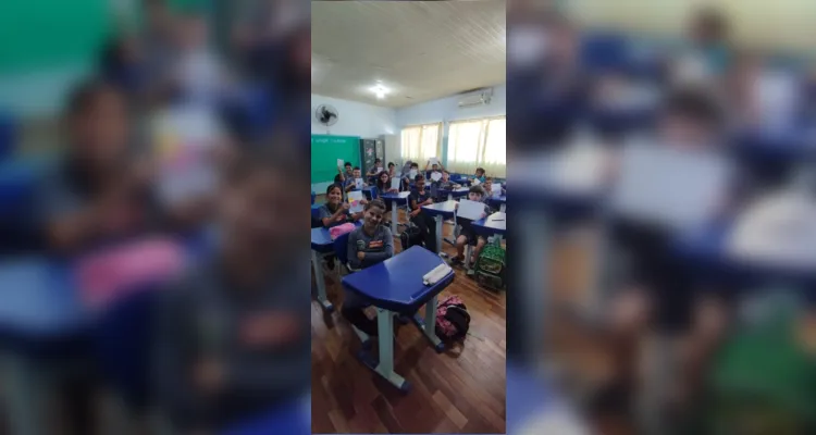 Valorização profissional foi pauta para trabalhos dos educandos em sala.