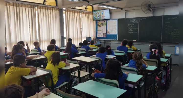 Com as dinâmicas realizadas os alunos puderam compreender importantes ensinamentos para sua formação como cidadão.