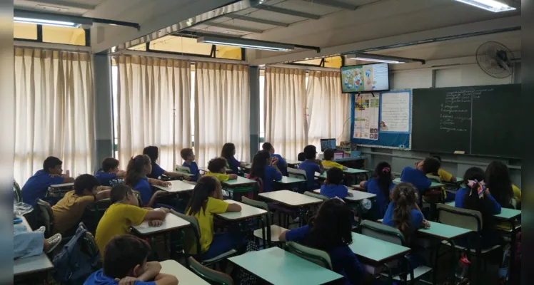 Com as dinâmicas realizadas os alunos puderam compreender importantes ensinamentos para sua formação como cidadão.