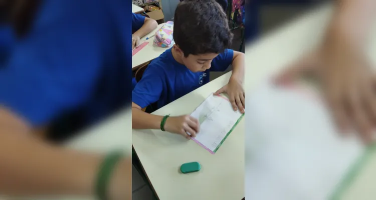 Com as dinâmicas realizadas os alunos puderam compreender importantes ensinamentos para sua formação como cidadão.