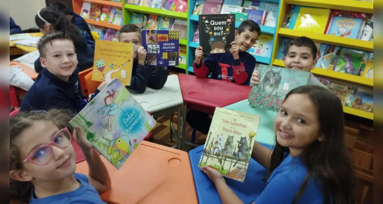 A leitura tem se tornado uma prática recorrente para os alunos.