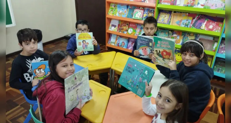 A leitura tem se tornado uma prática recorrente para os alunos.