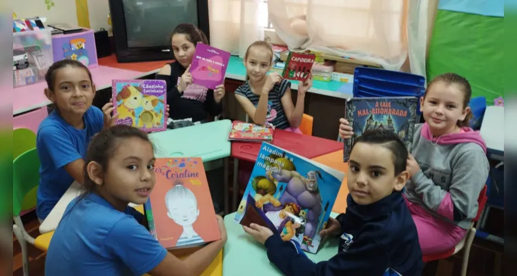 A leitura tem se tornado uma prática recorrente para os alunos.